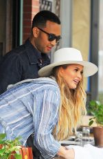 CHRISSY TEIGEN at Il Buco in New York 05/14/2016