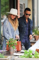 CHRISSY TEIGEN at Il Buco in New York 05/14/2016