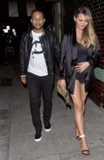 CHRISSY TEIGEN at Jones Bar & Restaurant in Los Angeles 05/08/2016