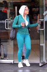 CHRISTINA MILIAN Leaves Soul Cycle in Los Angeles 05/19/16