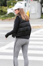CINDY CRAWFORD in Tights Out in Malibu 05/26/2016