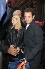 CLAIRE DANES Leaves Public Theater in New York 05/01/2016