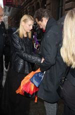 CLAIRE DANES Leaves Public Theater in New York 05/01/2016