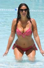 CLAUDIA ROMANI in Bikini at a Pool in Miami 05/27/2016