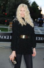 CLAUDIA SCHIFFER at Vogue 100th Anniversary Gala Dinner in London 05/23/2016