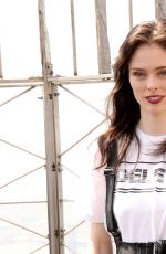 COCO ROCHA Lights Empire State Building for World Blood Day in New York 05/26/2016