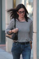 COURTENEY COX Out and About in Beverly Hills 05/02/2016