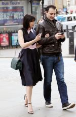 DAISY LOWE Out and About in London 05/24/2016