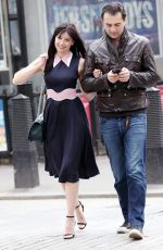 DAISY LOWE Out and About in London 05/24/2016