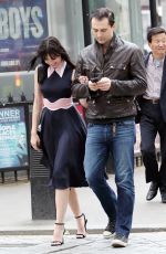 DAISY LOWE Out and About in London 05/24/2016