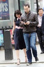 DAISY LOWE Out and About in London 05/24/2016