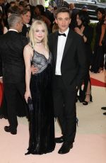DAKOTA FANNING at Costume Institute Gala 2016 in New York 05/02/2016