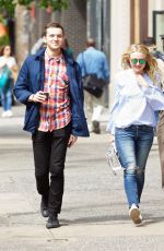 DAKOTA FANNING in Jeans Out and About in Soho 05/19/2016