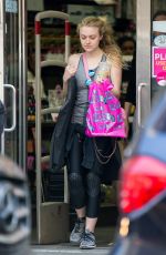 DAKOTA FANNING Leaves a Gym in New York 05/09/2016