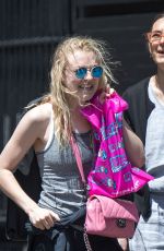 DAKOTA FANNING Leaves a Gym in New York 05/09/2016