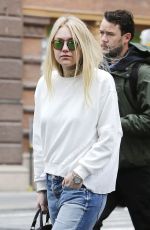 DAKOTA FANNING Out and About in New York 05/05/2016