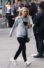 DAKOTA FANNING Out and About in New York 05/18/2016
