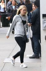 DAKOTA FANNING Out and About in New York 05/18/2016