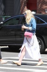 DAKOTA FANNING Out in New York 05/08/2016