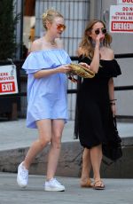 DAKOTA FANNING Out in New York 05/25/2016