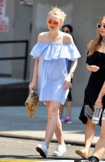 DAKOTA FANNING Out in New York 05/25/2016