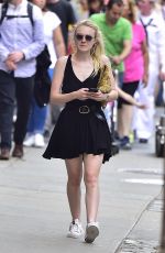 DAKOTA FANNING Out in New York 05/26/2016