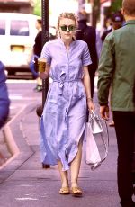 DAKOTA FANNING Out Shopping in New York 05/29/2016