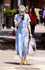 DAKOTA FANNING Out Shopping in New York 05/29/2016