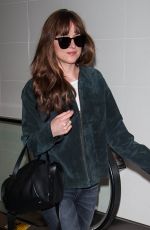 DAKOTA JOHNSON at Los Angeles International Airport 05/23/2016