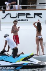DANIELLE CAMPBELL in Bikini at a Yacht in Cabo San Lucas 05/14/2016