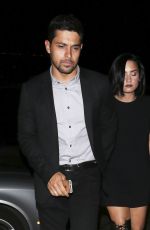 DEMI LOVATO and Wilmer Valderrama at Maestro