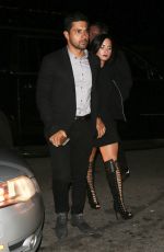 DEMI LOVATO and Wilmer Valderrama at Maestro