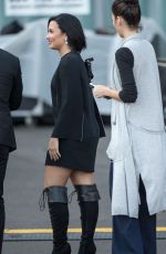 DEMI LOVATO and Wilmer Valderrama Leaves Jimmy Kimmel 05/24/2016