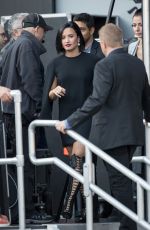 DEMI LOVATO and Wilmer Valderrama Leaves Jimmy Kimmel 05/24/2016