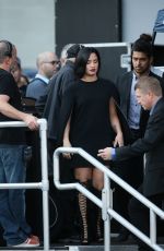 DEMI LOVATO and Wilmer Valderrama Leaves Jimmy Kimmel 05/24/2016