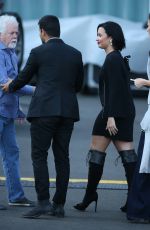 DEMI LOVATO and Wilmer Valderrama Leaves Jimmy Kimmel 05/24/2016