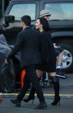 DEMI LOVATO and Wilmer Valderrama Leaves Jimmy Kimmel 05/24/2016