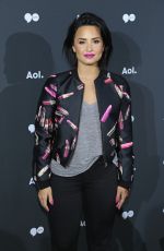 DEMI LOVATO at AOL Newfront 2016 in New York 05/03/2016