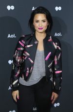 DEMI LOVATO at AOL Newfront 2016 in New York 05/03/2016