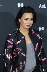 DEMI LOVATO at AOL Newfront 2016 in New York 05/03/2016