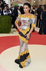 DEMI LOVATO at Costume Institute Gala 2016 in New York 05/02/2016
