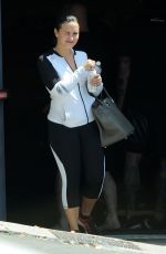 DEMI LOVATO Leaves a Gym in Los Angeles 05/11/2016