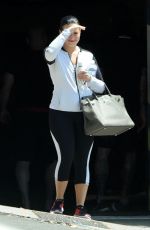 DEMI LOVATO Leaves a Gym in Los Angeles 05/11/2016
