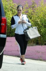 DEMI LOVATO Leaves a Gym in Los Angeles 05/11/2016