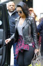 DEMI LOVATO Leaves Her Hotel in New York 05/03/2016