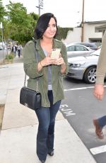 DEMI LOVATO Out and About in West Hollywood 05/18/2016