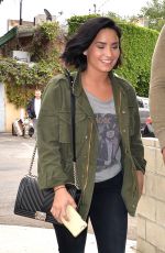 DEMI LOVATO Out and About in West Hollywood 05/18/2016