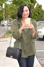 DEMI LOVATO Out and About in West Hollywood 05/18/2016