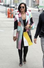 DEMI LOVATO Out in New York 05/02/2016