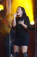 DEMI LOVATO Performs at Jimmy Kimmel Live 05/24/2016